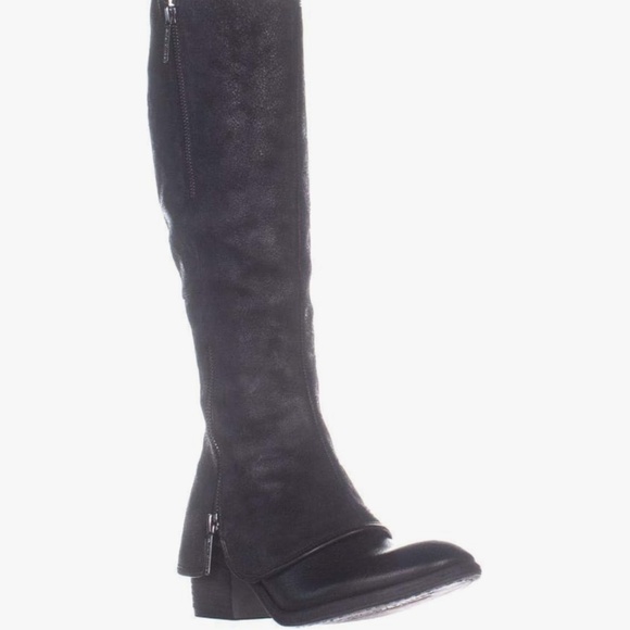 Donald Pliner Suede/Leather Devi Riding Boots - Size 9M - Picture 1 of 10